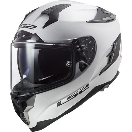 LS2 FF327 CHALLENGER SOLID WHITE