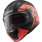 LS2 FF353.24 RAPID DEADBOLT MATT BLACK ORANGE