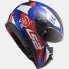 LS2 FF353 RAPID STRATUS GLOSS BLUE RED WHITE
