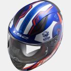 LS2 FF353 RAPID STRATUS GLOSS BLUE RED WHITE