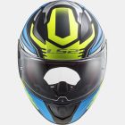 LS2 FF353 RAPID GALE MATT BLACK BLUE YELLOW