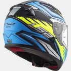 LS2 FF353 RAPID GALE MATT BLACK BLUE YELLOW