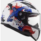 LS2 FF353 RAPID MINI MONSTER WHITE BLUE