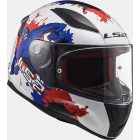 LS2 FF353 RAPID MINI MONSTER WHITE BLUE