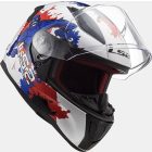 LS2 FF353 RAPID MINI MONSTER WHITE BLUE