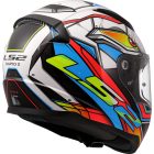 LS2 FF353 RAPID II XDRON WHITE NEON ORANGE
