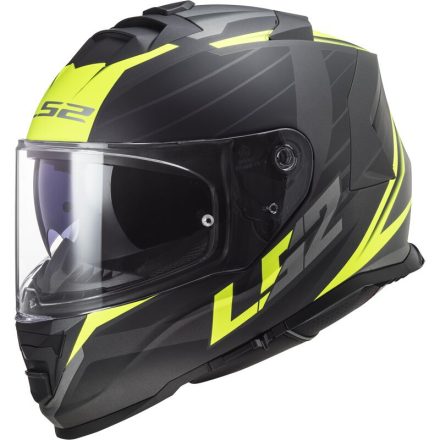 LS2 FF800 STORM II NERVE M. BLACK H-V YELLOW - 06