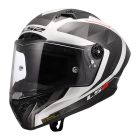 LS2 FF805 THUNDER GP AERO RAUTE WHITE GREY