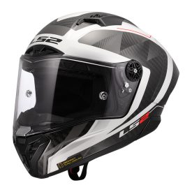 LS2 FF805 THUNDER GP AERO RAUTE WHITE GREY