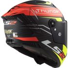 LS2 FF805 THUNDER C ATTACK MATT RED H-V Y