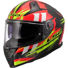 LS2 FF811 VECTOR II C TANTIC RED H-V YELLOW