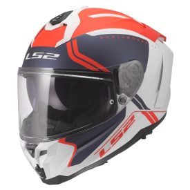 LS2 FF817 CHALLENGER II TITAN WHITE BLUE RED