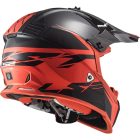 LS2, MX437 FAST EVO ROAR MATT BLACK RED