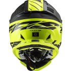 LS2, MX437 FAST EVO ROAR MATT BLACK HI-V YELLOW