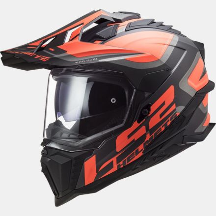 LS2, EXPLORER HPFC ALTER MATT BLACK FLUO ORANGE