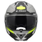LS2 FF910 ADVANT II TRIPLE LIGHT GREY H-V YELLOW