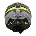 LS2 FF910 ADVANT II TRIPLE LIGHT GREY H-V YELLOW