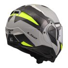 LS2 FF910 ADVANT II TRIPLE LIGHT GREY H-V YELLOW