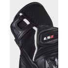 LS2 SPARK 2 LEATHER MAN GLOVES BLACK RED