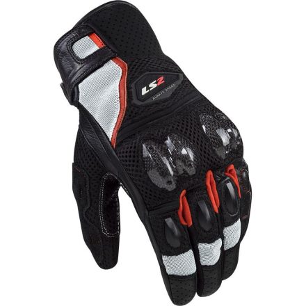 LS2 SPARK 2 AIR MAN GLOVES BLACK RED WHIT