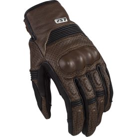 LS2 DUSTER MAN GLOVES TOBACCO BLACK