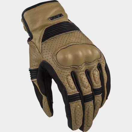 LS2 DUSTER MAN GLOVES TOBACCO BLACK