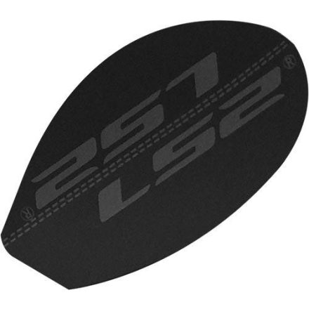PLATE ALUMINIUM CHIN BAR FF399 MATT BLACK