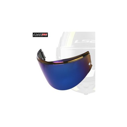 LS2 FF399 VISOR IRIDIUM BLUE