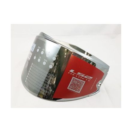 LS2 FF399 VISOR IRIDIUM SILVER