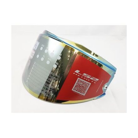 LS2 FF399 VISOR IRIDIUM GOLD