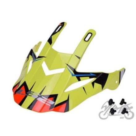 LS2 MX437 VOLT HI-VIS YELLOW SHIELD