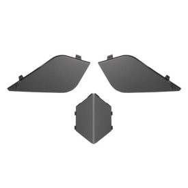 MX701 PEAK SCREWS+COVERS MATT BLACK