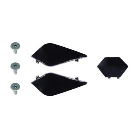 MX701 PEAK SCREWS+COVERS GLOSS BLACK