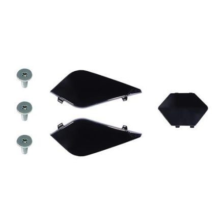 MX701 PEAK SCREWS+COVERS GLOSS BLACK