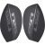 FF900 PLATE CHIN BAR MATT BLACK